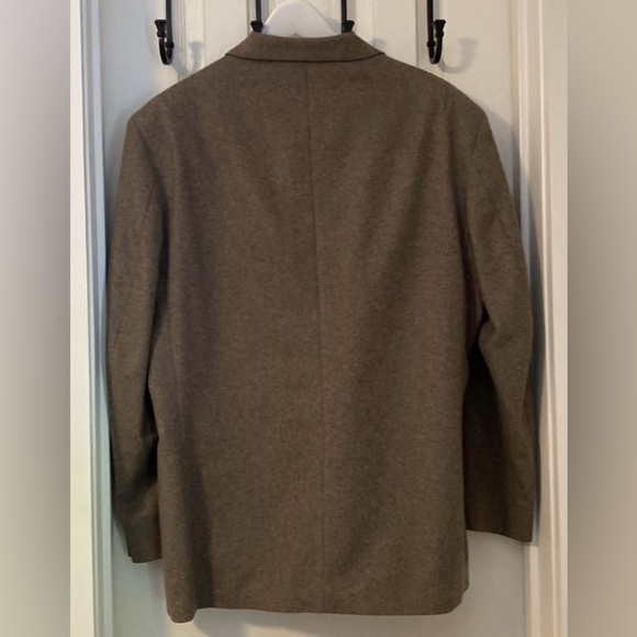 Brown-Blazer- Oscar de la Renta-No Sizing Listed Fits 42R-Excellent Condition - Picture 7 of 9